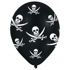 Ballon - Piratenparty x 6