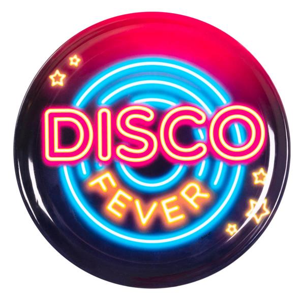 Kunststofftablett - Disco Fever 34,5 cm - 00767