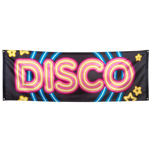 DISCO-Polyesterbanner 74x220 cm - 00753