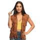 Miniature Hippie-Weste – Damen