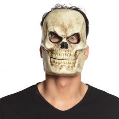  Maske mit beweglichem Kiefer: Totenkopf