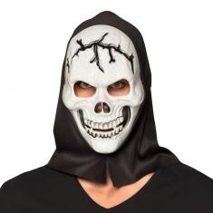  Maske mit Kapuze: Totenkopf