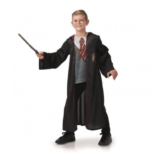 Harry Potter™ Kostüm mit Zauberstab und Brille – Kind - H-300142-Parent