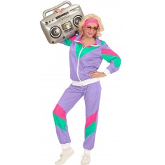 80er-Jahre-Trainingsanzug-Kostüm – Erwachsene