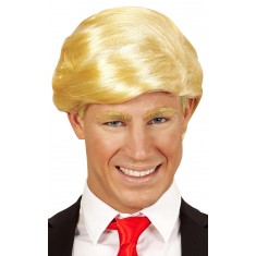 Blonde Präsidentenperücke