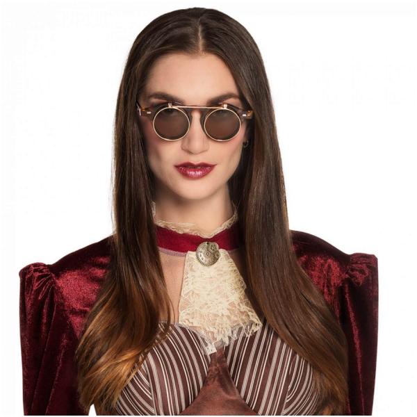 Vintage-Partybrille zum Hochklappen - 02599