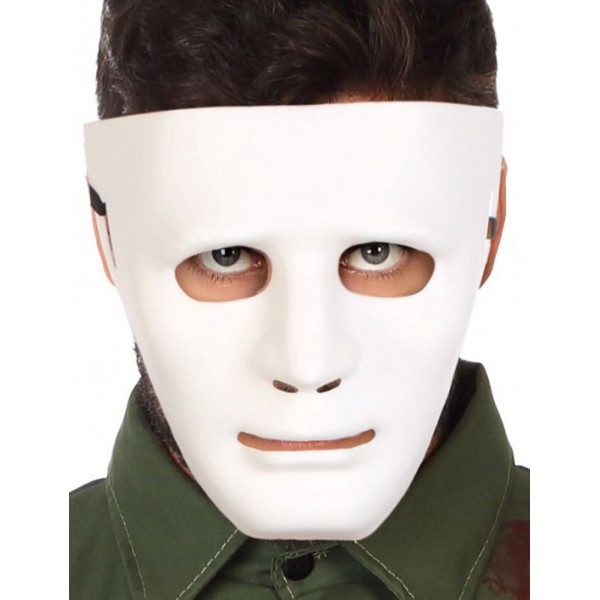 Weiße Halloween-Maske - 55999
