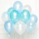 Miniature Blumenstrauß-Set mit 10 Luftballons – Blau