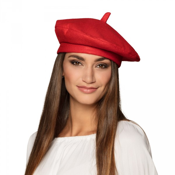 Rote Frankreich-Baskenmütze – Erwachsene - 62001
