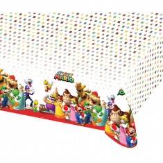 Super Mario™ laminierte Tischdecke – 120 x 180 cm