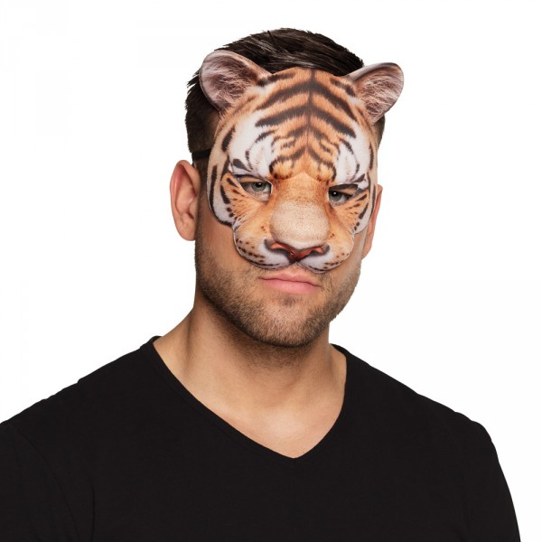 Tiger-Halbmaske - Erwachsene - 56730