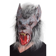 Vollgesichtsmaske - Heulender Werwolf