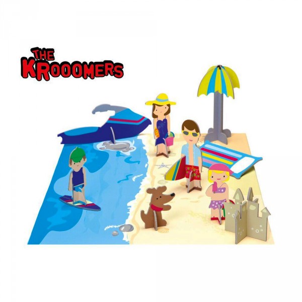 Figurines à assembler : Les Krooomers à la plage - Krooom-402