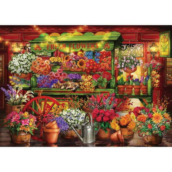 Puzzle 3000 pièces : Étal de Marché   - KSGames-23026