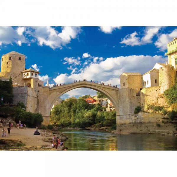 Puzzle 500 pieces : Old Mostar Bridge Bosna-Hersek  - KSGames-20061