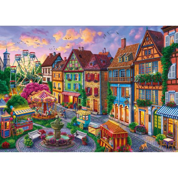 500-teiliges Puzzle: Die Stadt der Freuden - Ksgames-20047
