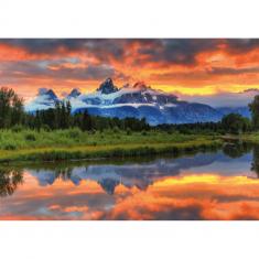 Puzzle 1500 pièces : Parc national du Grand Teton