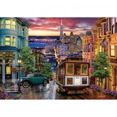 3000 Teile Puzzle: Sonnenuntergang in San Francisco