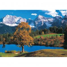 Puzzle 2000 pièces : Alpes bavaroises