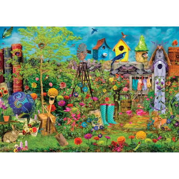 1500 Teile Puzzle: Sommergarten - KSGames-22009
