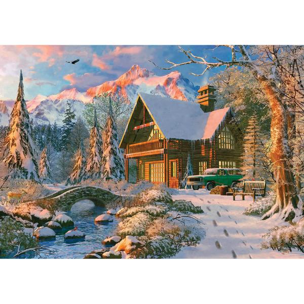 1000 pieces puzzle : Winter Holiday - KSGames-20503