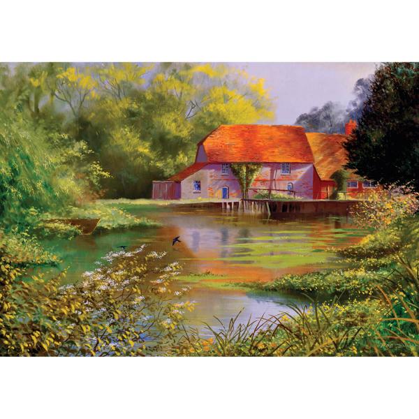 1000 Teile Puzzle : Hampshire Millpool - KSGames-20537