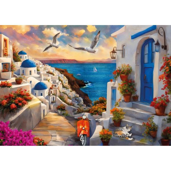 Puzzle 500 pieces : Santorini   - KSGames-20074