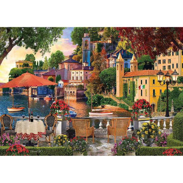 Puzzle de 1000 piezas: Costa italiana - KSGames-20570
