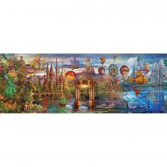 1000 piece panoramic puzzle : Fantastic