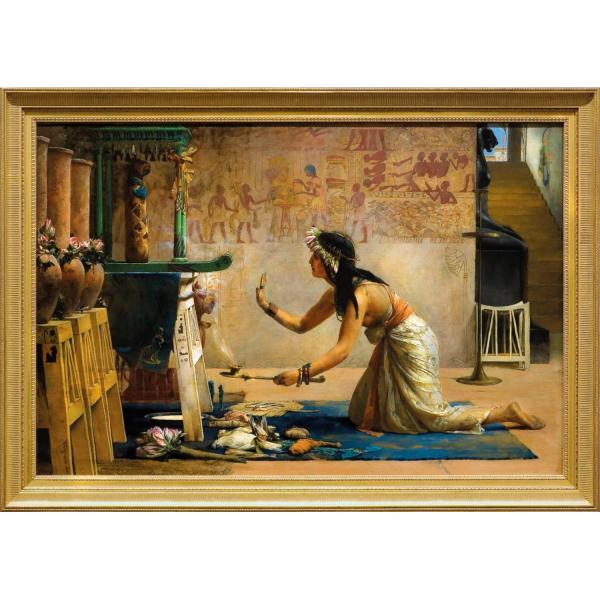 Puzzle 1000 pièces : Les Obsèques d'un chat égyptien - KSGames-20668