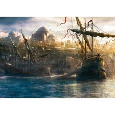Casse-tête Le bateau pirate (1500 pcs) | Puzzle Clementoni – L'As des jeux