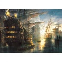 1000-teiliges Puzzle: Stadt Rochelle
