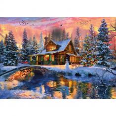 1000 piece puzzle : Christmas Lights