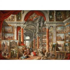 3000 piece puzzle : Picture Gallery with Views of Modern Rome