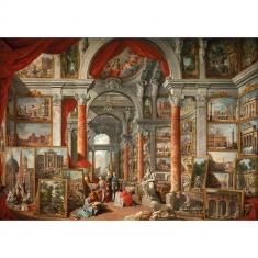 Puzzle 3000 pièces : Galerie de photos avec vues de la Rome moderne