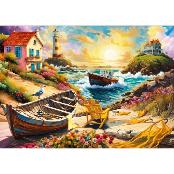 Puzzle 1000 pièces : Phare   - KSGames-20805