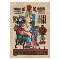 Puzzle 1000 pieces : Papirus Throne of Tutankhamun 