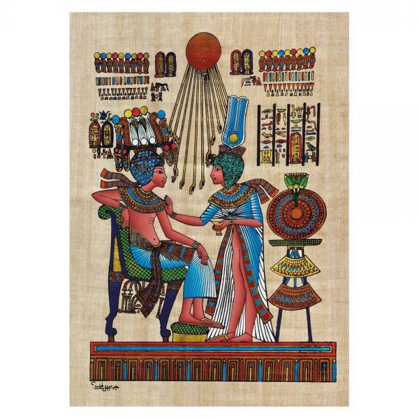 Puzzle 1000 pieces : Papirus Throne of Tutankhamun  - KSGames-20743