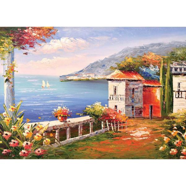 Puzzle 500 pieces : Garden & Sea Jin Park - KSGames-20058