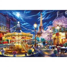 Puzzle 1000 Teile: Nachtlichter von Paris  