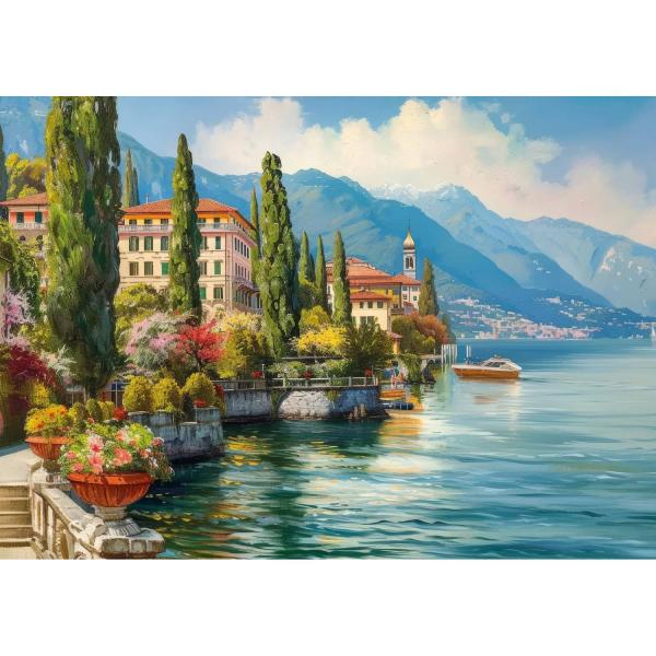 Puzzle 1000 pièces : Paysage Italien   - KSGames-20796