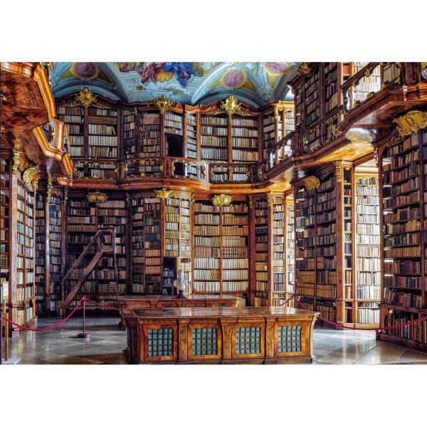 Puzzle 1000 pièces : Bibliothèque du Monastère de Saint-Florian   - KSGames-20801