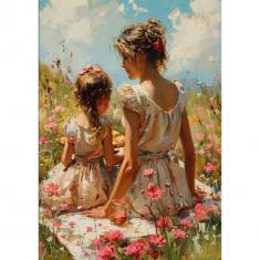 Puzzle 1000 pieces : Mother And Doughter 