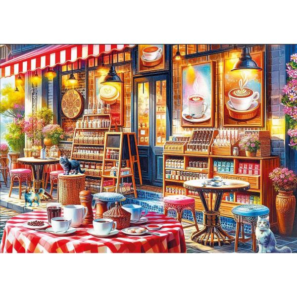 Puzzle 1000 pièces : Café   - KSGames-20809