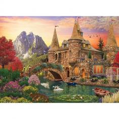 Puzzle 1000 pieces : Castle Land