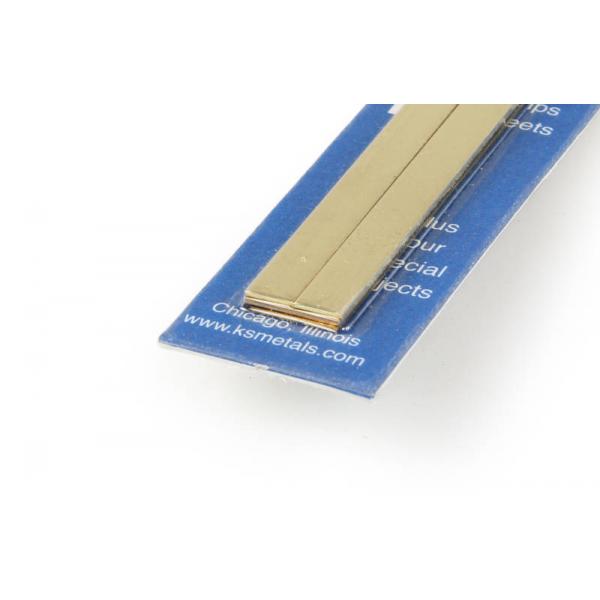 5078 1/4 & 1/2 x 0.32 Bendable Brass Strip 12in (2) - KNS5078-5555078