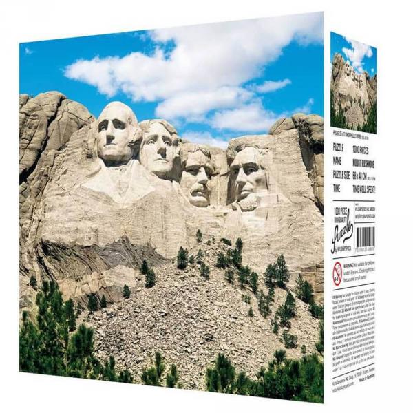 1000 piece puzzle: Mount Rushmore - Kylskapspoesi-2100860