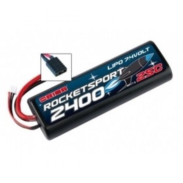 accu lipo rocket sport 2400mah 7.4V 25C - ORI14166