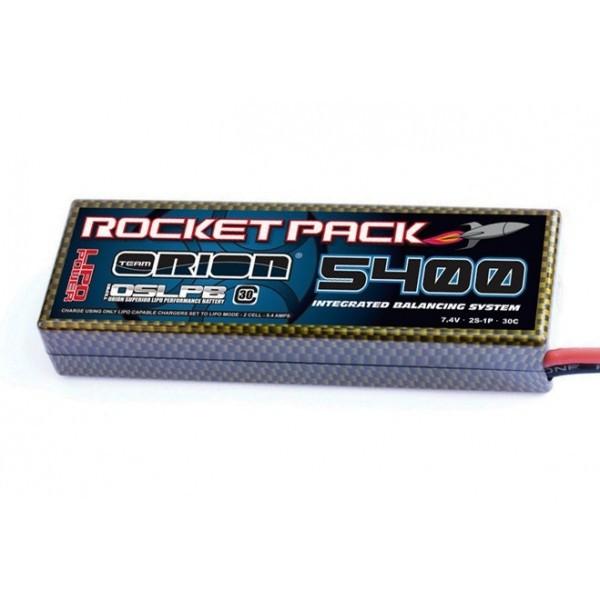 Rocket Pack Lipo 5400 IBS 30C 7.4V - Orion - ORI14127