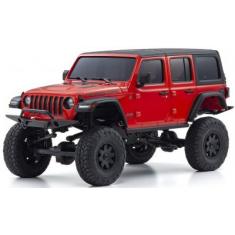 Mini-Z 4X4 MX-01 Jeep Wrangler Rubicon Firecracker Red (KT531P)